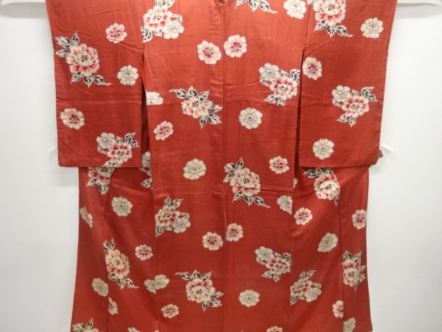 Japanese Kimono / Chirimen Kinsha Silk